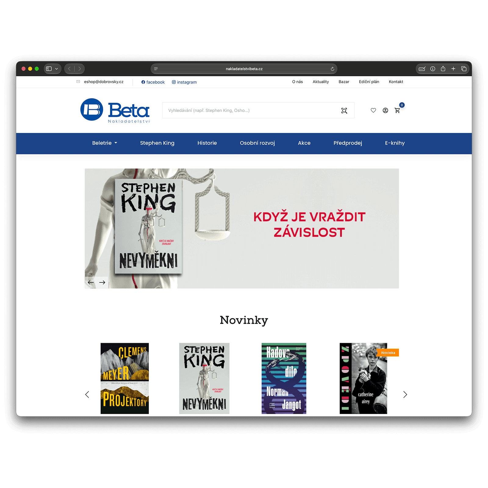 E-shop nakladatelství Pavel Dobrovský – BETA